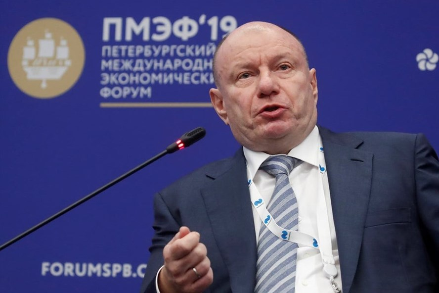 Tỉ phú Nga Vladimir Potanin nộp phạt 2 tỉ USD. Ảnh: AFP