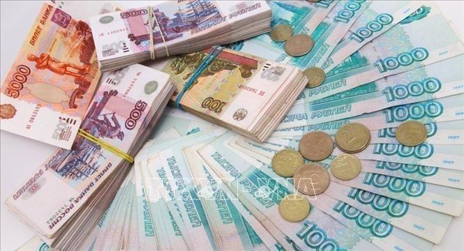 Đồng ruble của Nga. Ảnh minh họa: Sputnik/TTXVN