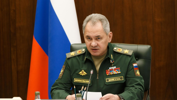 Bộ trưởng Quốc phòng Nga Sergey Shoigu - Ảnh: Bộ Quốc phòng Nga