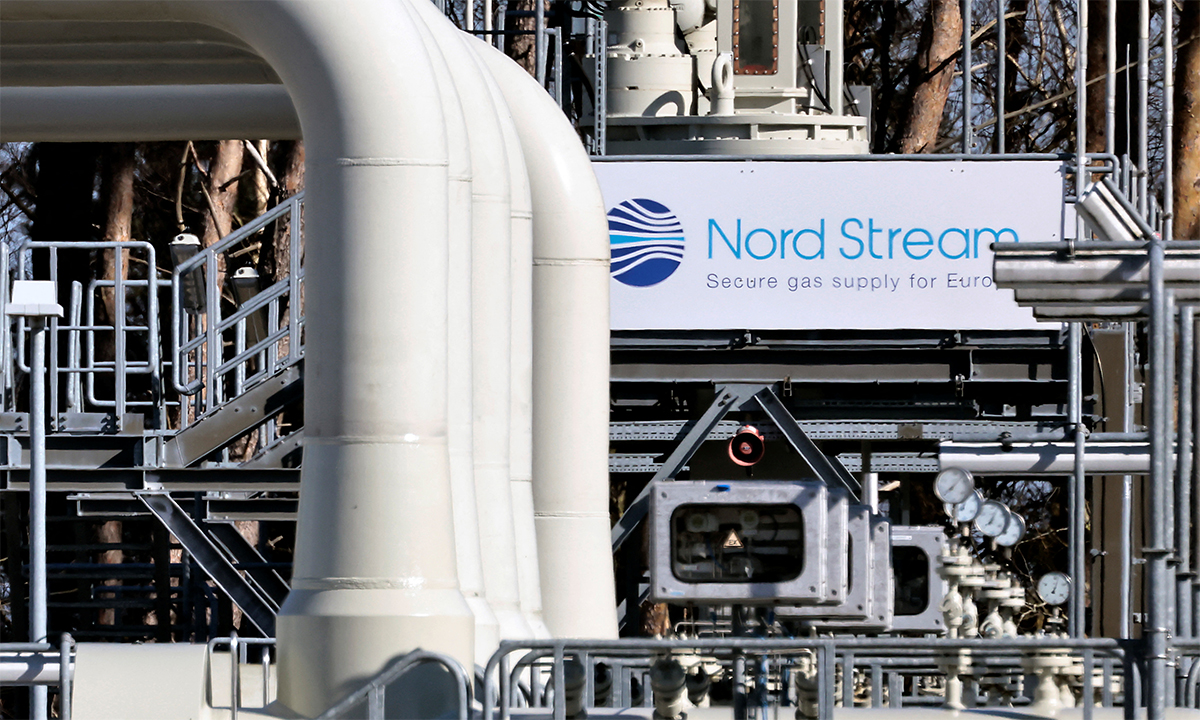 Một cơ sở trên hệ thống đường ống Dòng chảy phương Bắc 1 (Nord Stream 1) tại Lubmin, Đức ngày 8/3. Ảnh: Reuters.