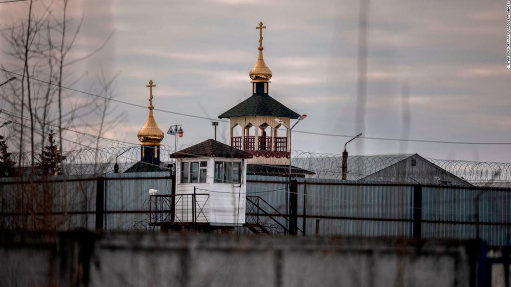 Một nhà thờ nằm trong khuôn viên nhà tù. (Nguồn: CNN)