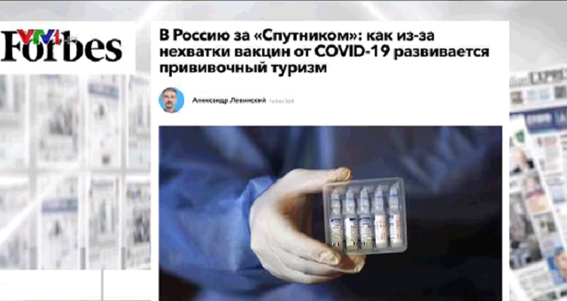 Việc tiếp cận vaccine ngừa COVID-19 ở Nga được xem là rất thuận lợi và dễ dàng.