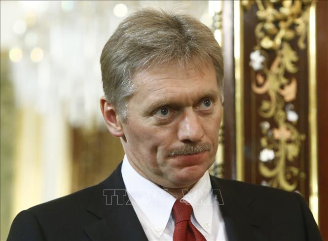 Người phát ngôn Điện Kremlin Dmitry Peskov tại một cuộc họp ở Moskva. Ảnh: AFP/TTXVN