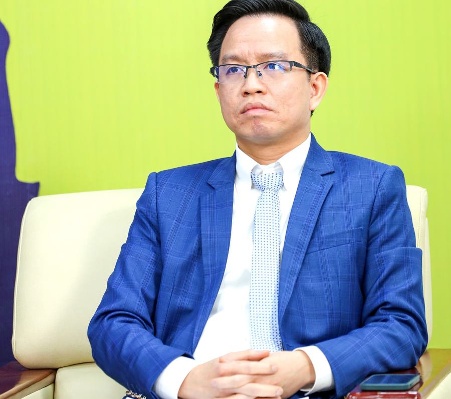 Ông Nguyễn Duy Ninh, Tổng Giám đốc Công ty CP Tập đoàn Hồ Gươm. Ảnh - Chu Xuân Khoa.