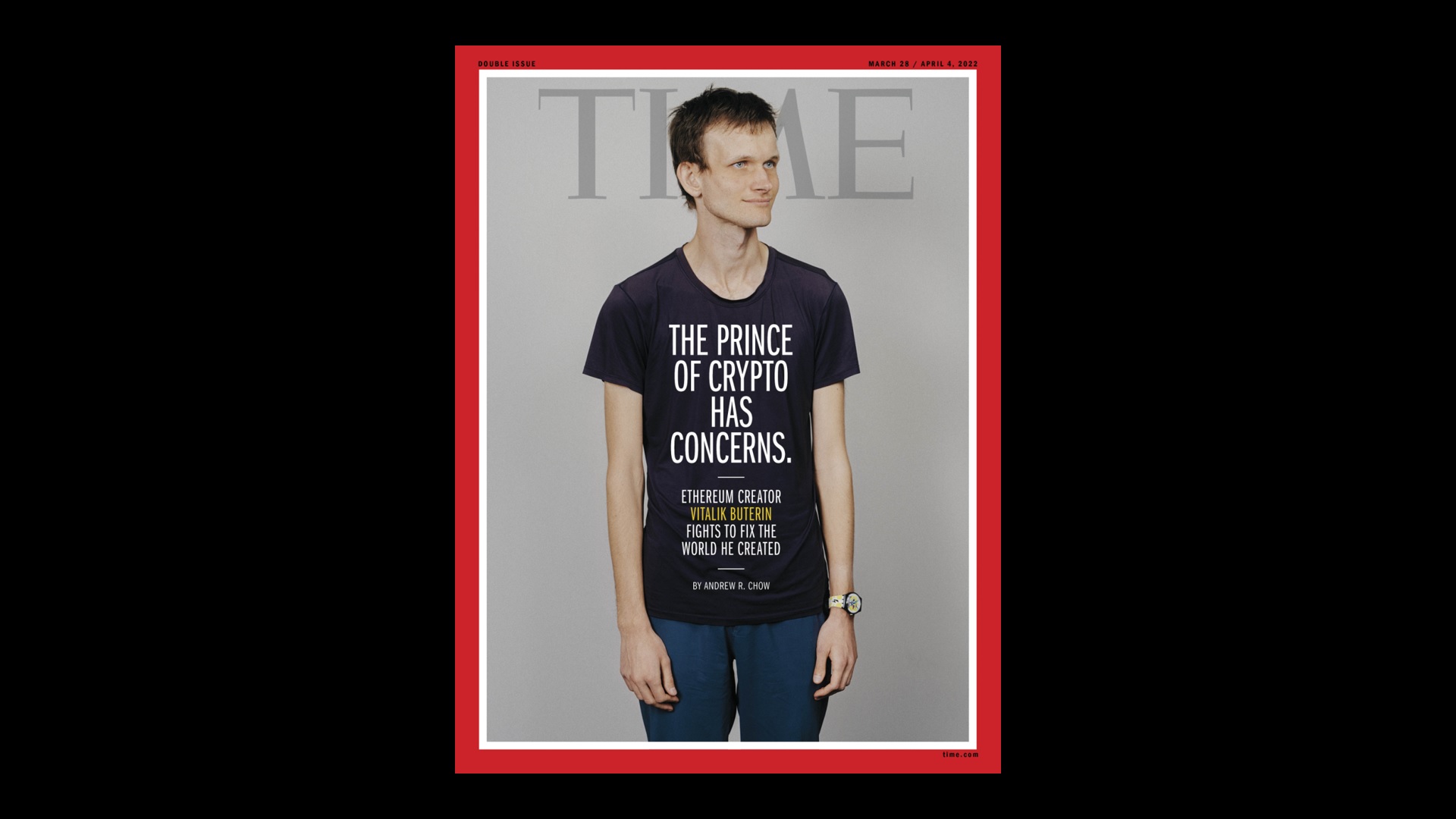 Ẩn phẩm Tạp chí TIME có Vitalik Buterin trên trang bìa được phát hành dưới dạng NFT