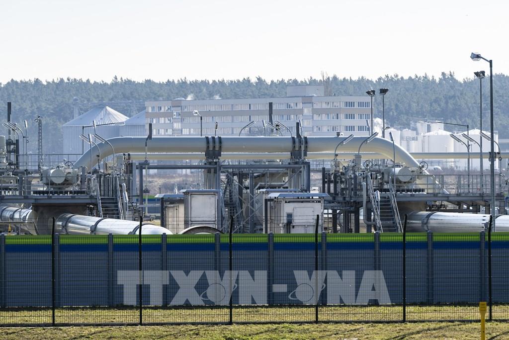 Trạm tiếp nhận khí đốt của Hệ thống đường ống dẫn khí Nord Stream 2 của Nga ở Lubmin, Đức ngày 1/3/2022. Ảnh: AFP/TTXVN