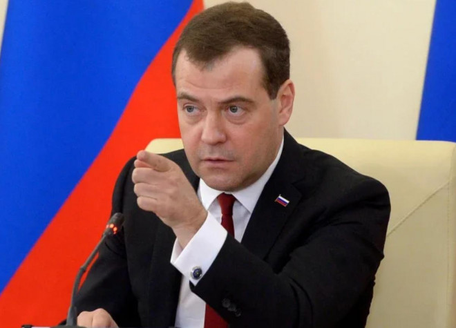 Cựu Tổng thống kiêm phó Chủ thịch Hội đồng An ninh Nga Dmitry Medvedev. Ảnh: AFP 