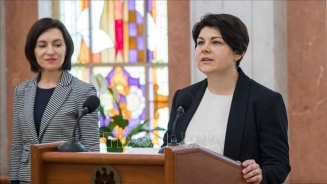 Tổng thống Moldova Maia Sandu (trái). Ảnh: Publika/TTXVN
