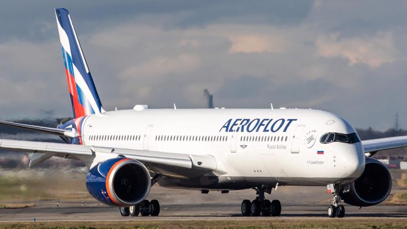 Một máy bay của hãng hàng không quốc gia Nga Aeroflot.