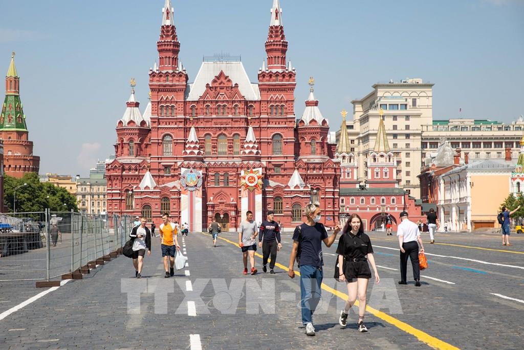 Quảng trường Đỏ ở Moskva, Nga. Ảnh: THX/TTXVN