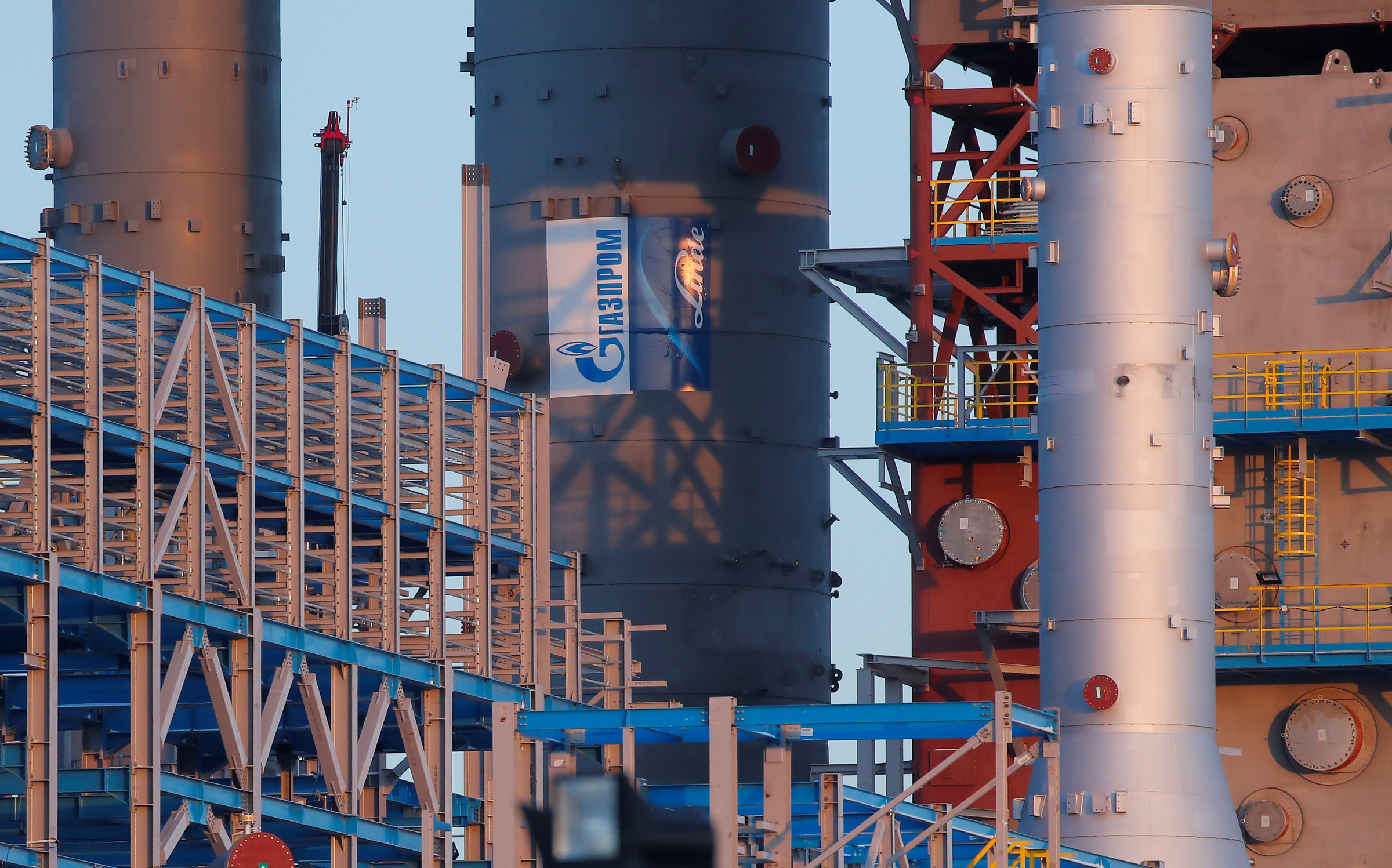 Nhà máy Năng lượng Siberia của Gazprom, nơi xử lý khí đốt khai thác ở vùng Viễn Đông nước Nga, vào tháng 11/2019. Ảnh: Reuters.