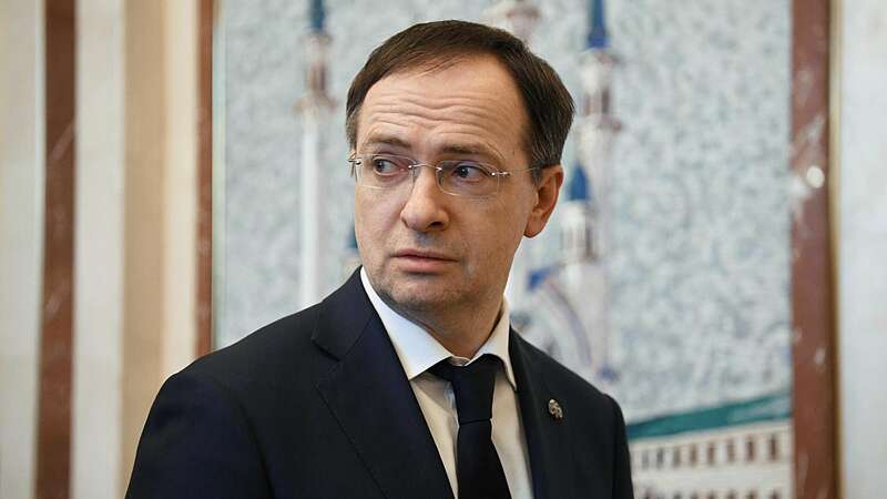 Vladimir Medinsky, trợ lý đặc biệt của Tổng thống Putin và là trưởng phái đoàn đàm phán hoà bình với Ukraine. Ảnh: Sputnik.