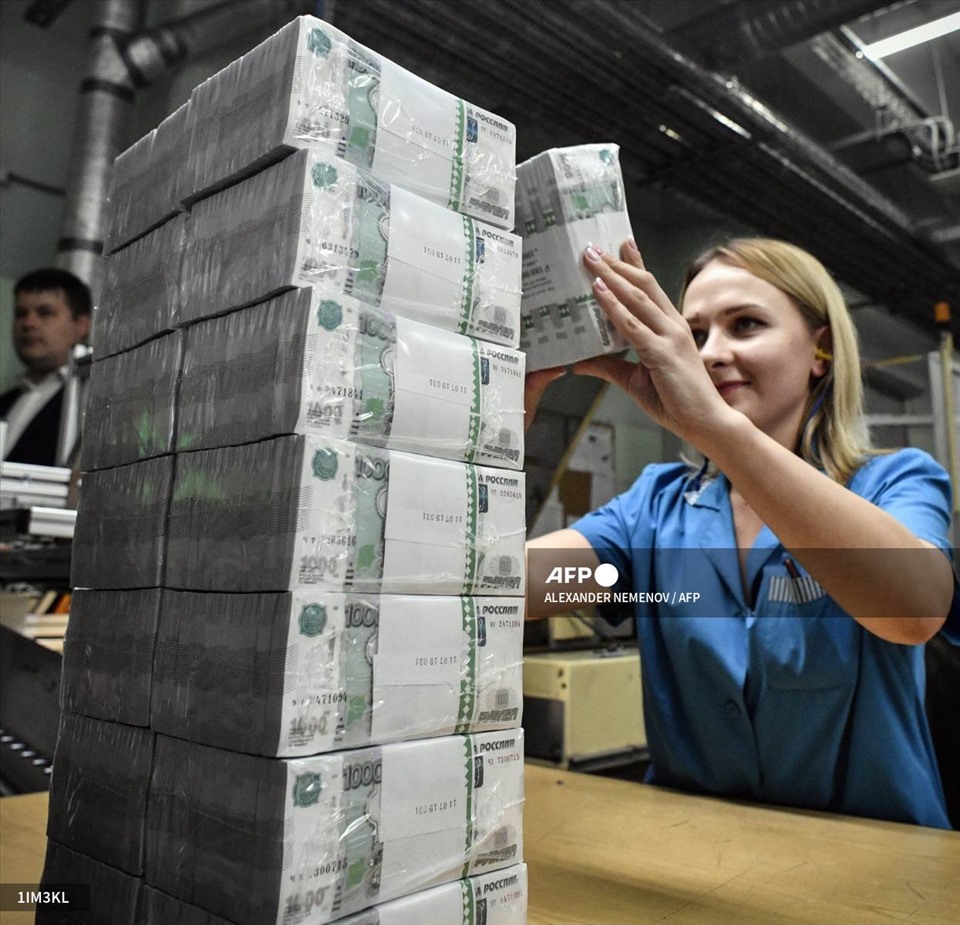 Nga vừa có thêm sắc lệnh mới về thanh toán bằng đồng rúp với phí bản quyền. Ảnh minh họa. Ảnh: AFP